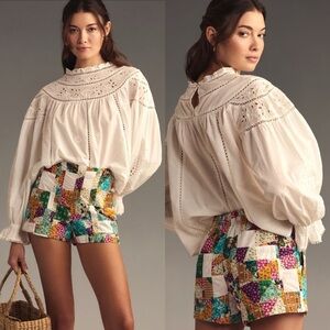 Pilcro Patchwork Shorts